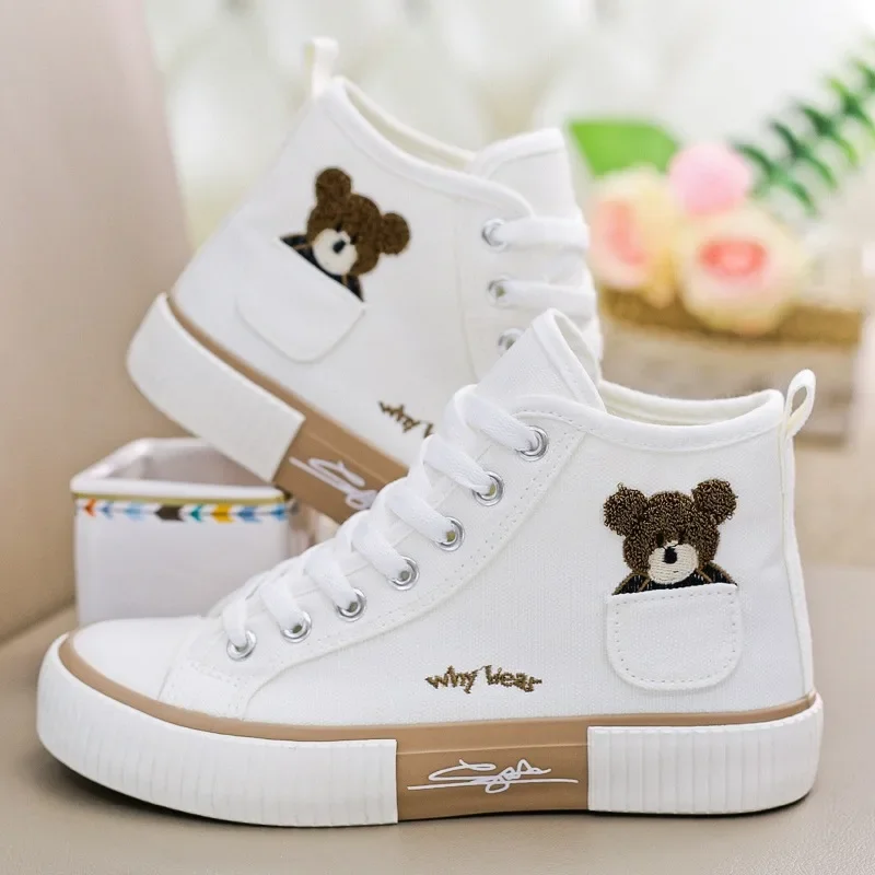Cute Canvas Women's Breathable Sneakers