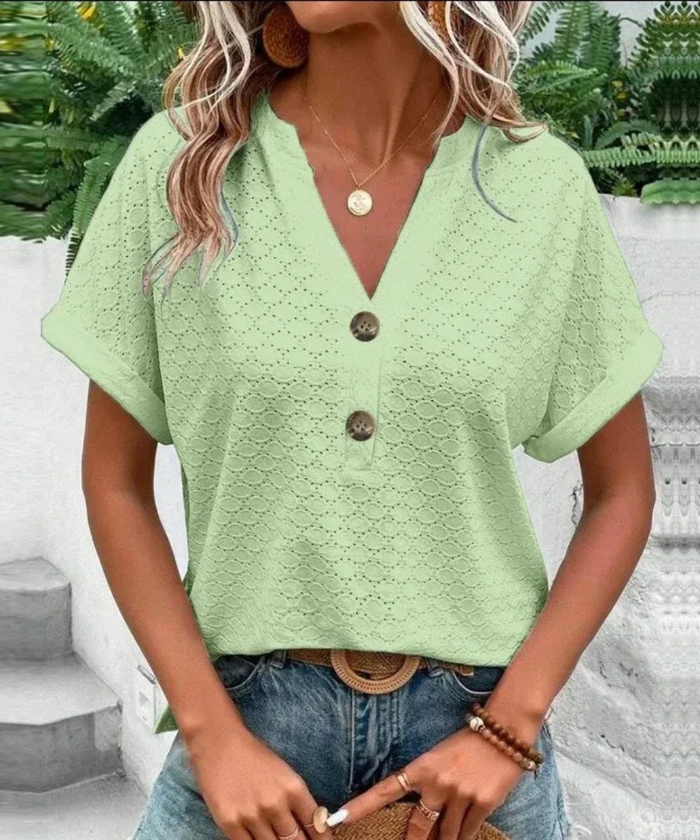 Fashion Casual Vintage Elegant Summer Streetwear Blouse - Body Central Store