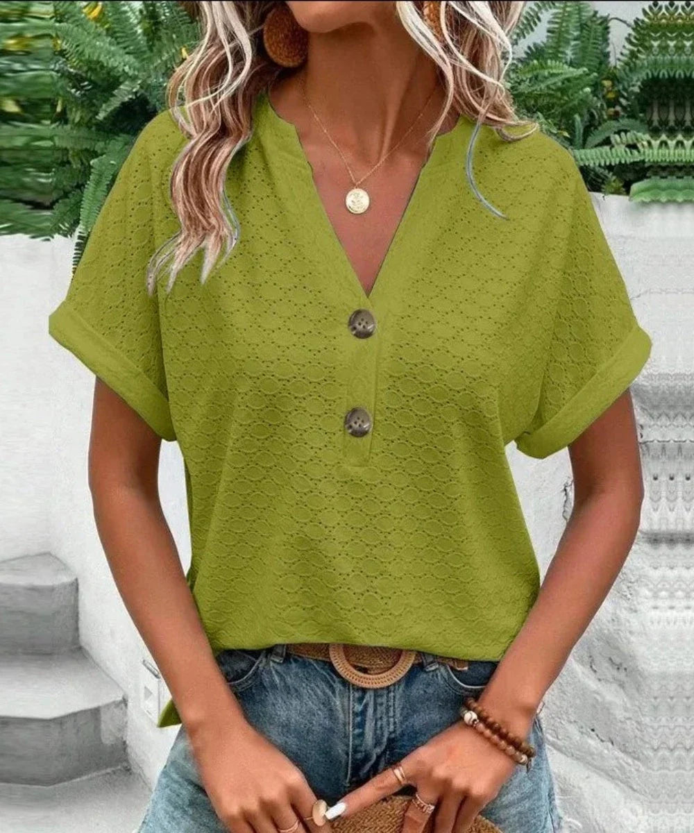 Fashion Casual Vintage Elegant Summer Streetwear Blouse - Body Central Store