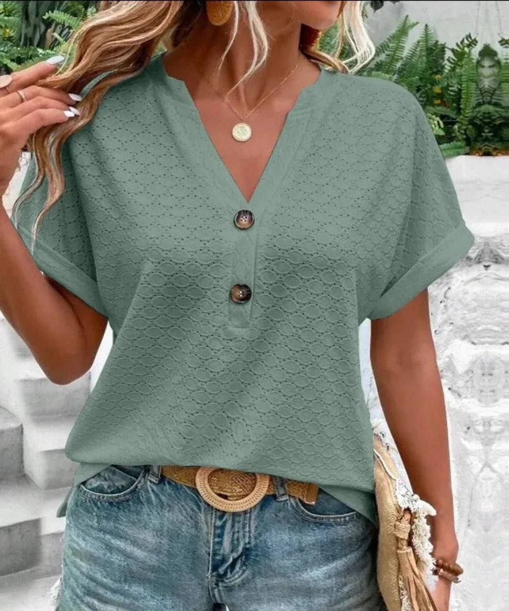 Fashion Casual Vintage Elegant Summer Streetwear Blouse - Body Central Store