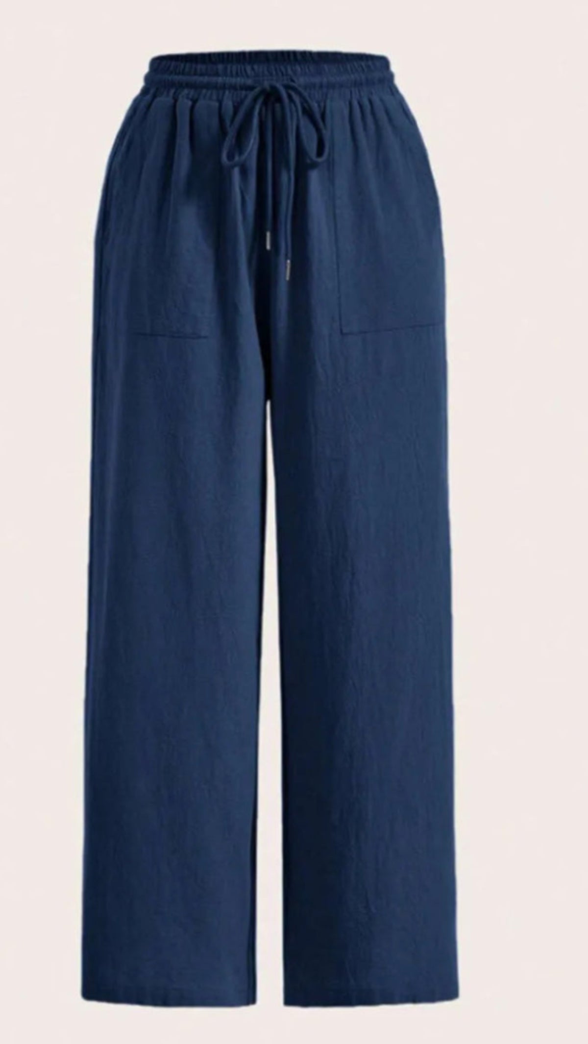 Drawstring Wide Leg Pocketed Pants - Body Central