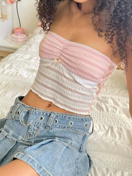 Summer Lace Tube Top - Trendy Women's Top - Body Central