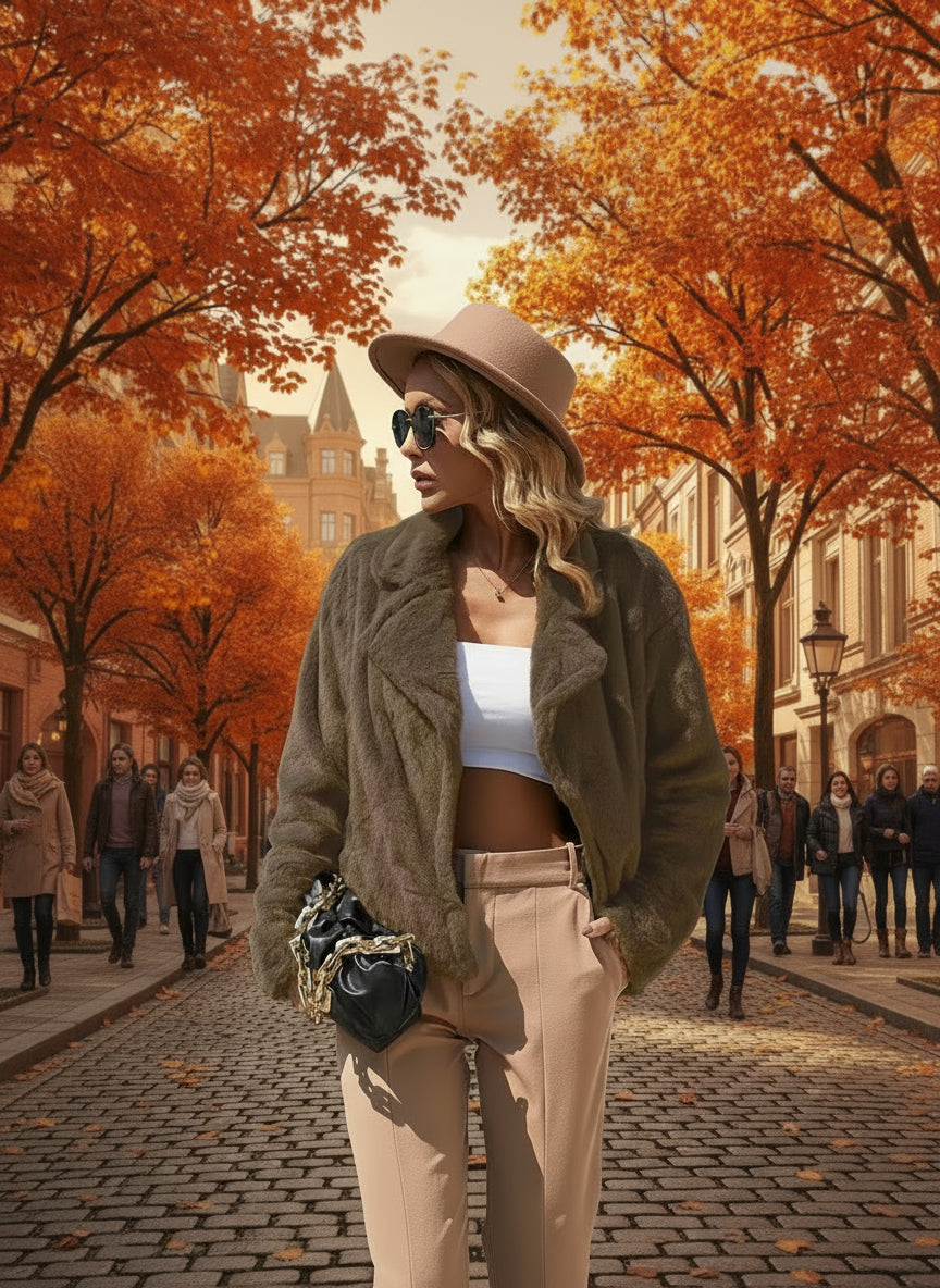 Plush Open Front Dropped Shoulder Jacket - Body Central