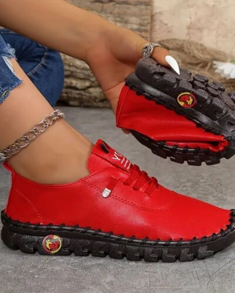 PU Leather Round Toe Slip - Ons - Body Central