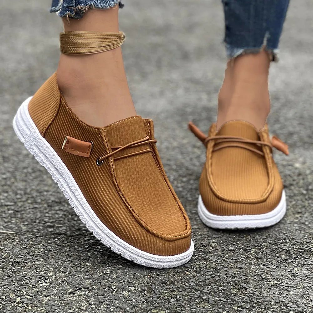 Comfortable Round Toe Flat Slip-On Shoes - Ons - Body Central