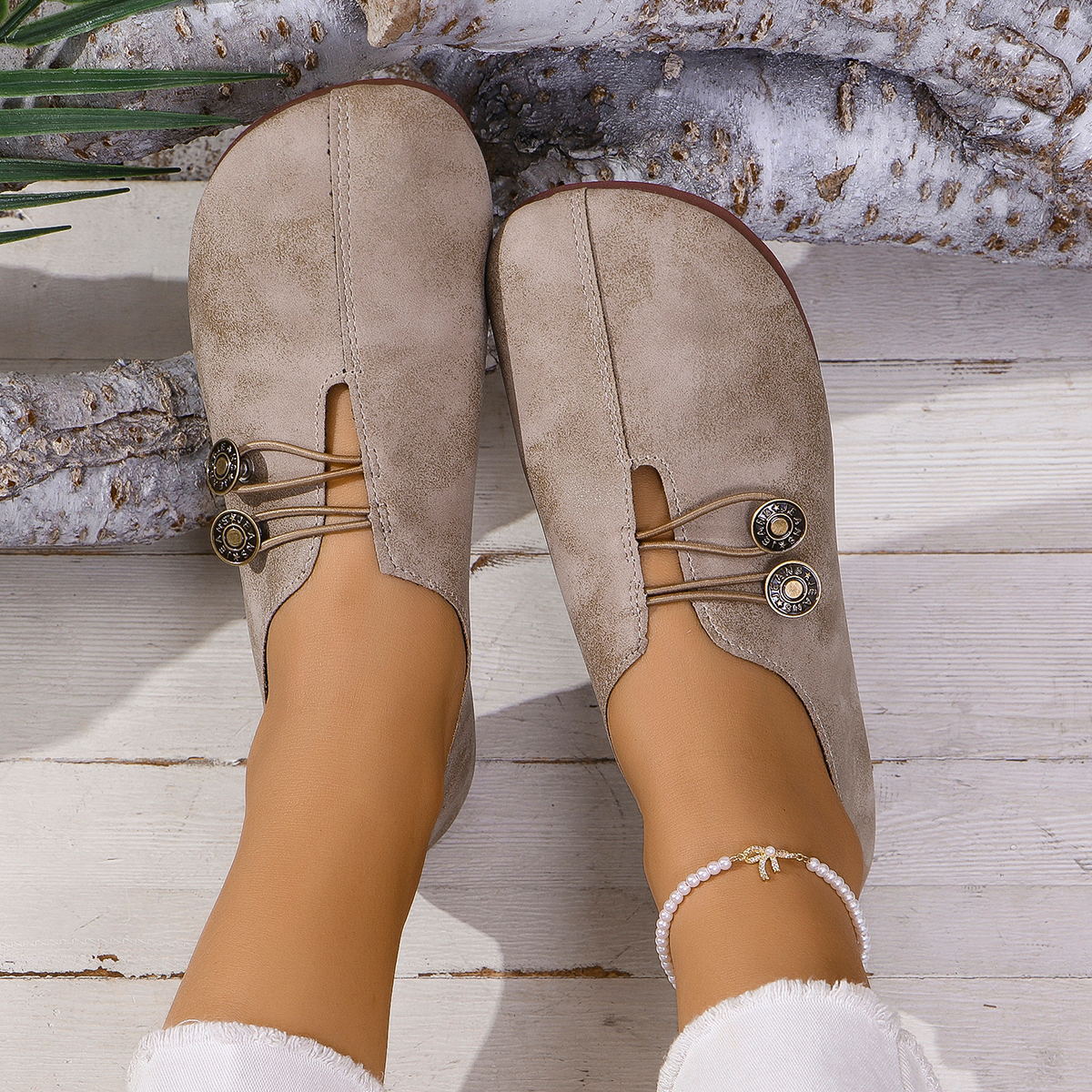 Comfy Round Toe Women's Slip-Ons - Body Central