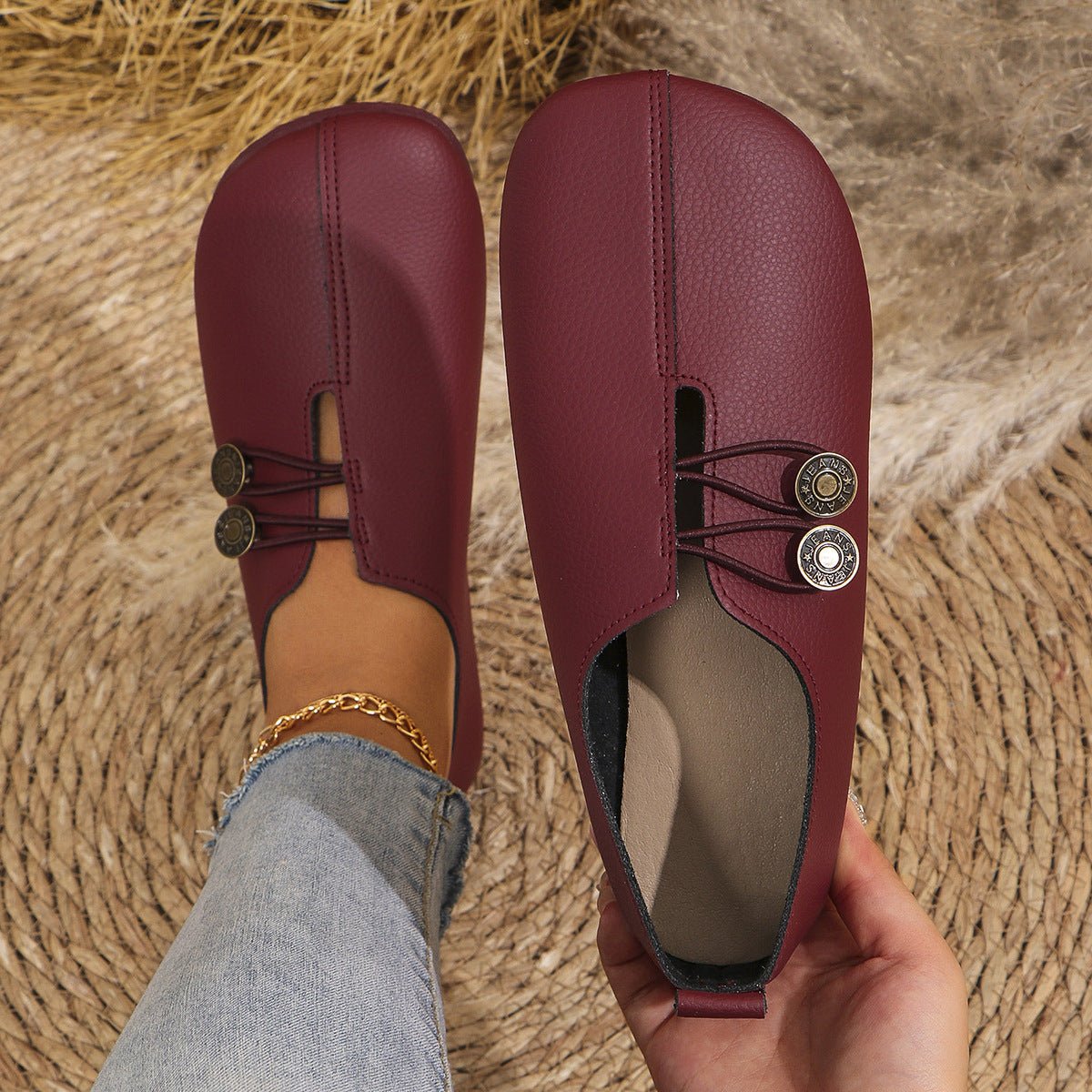 Comfy Round Toe Women's Slip-Ons - Body Central