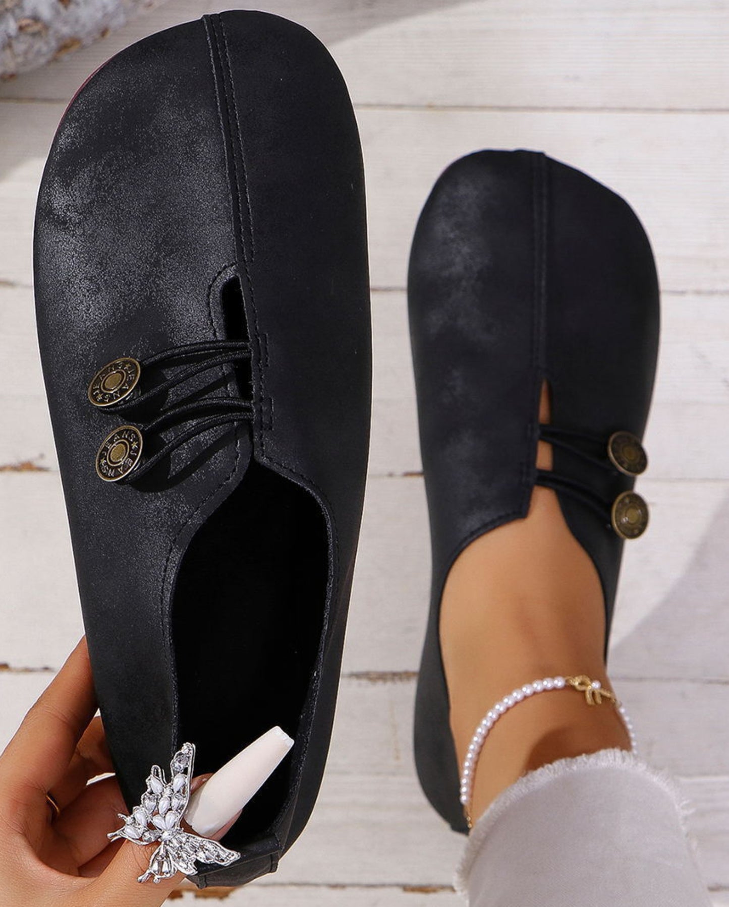 Comfy Round Toe Women's Slip-Ons - Body Central