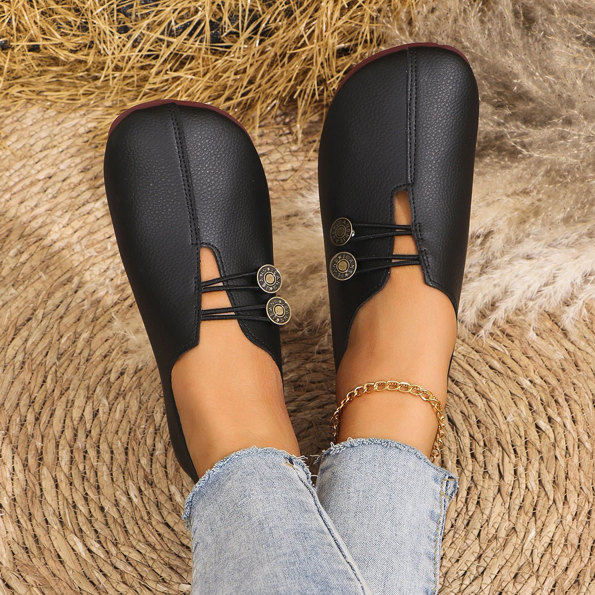 Comfy Round Toe Women's Slip-Ons - Body Central