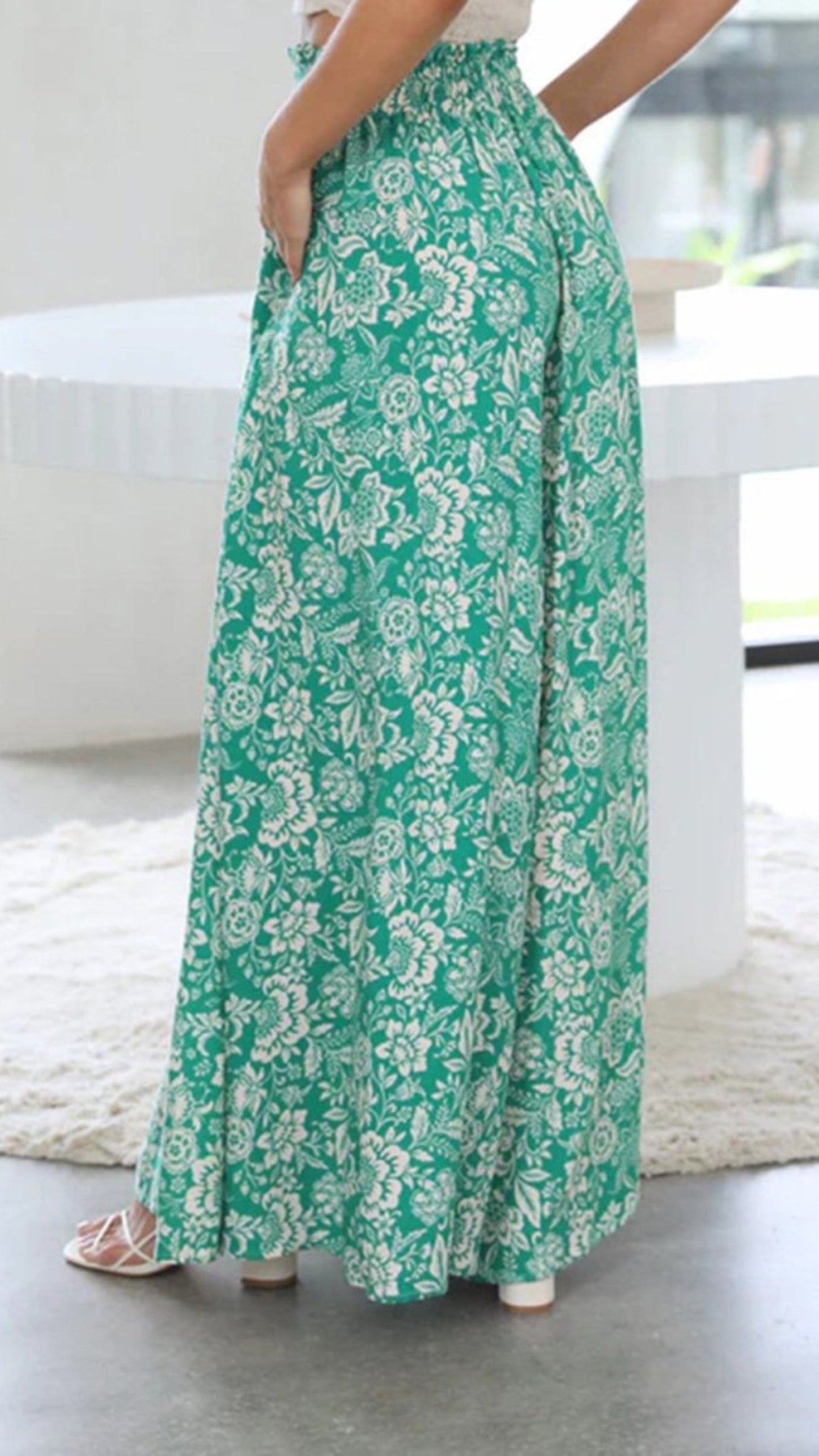 Tied Wide Leg Pants - Body Central