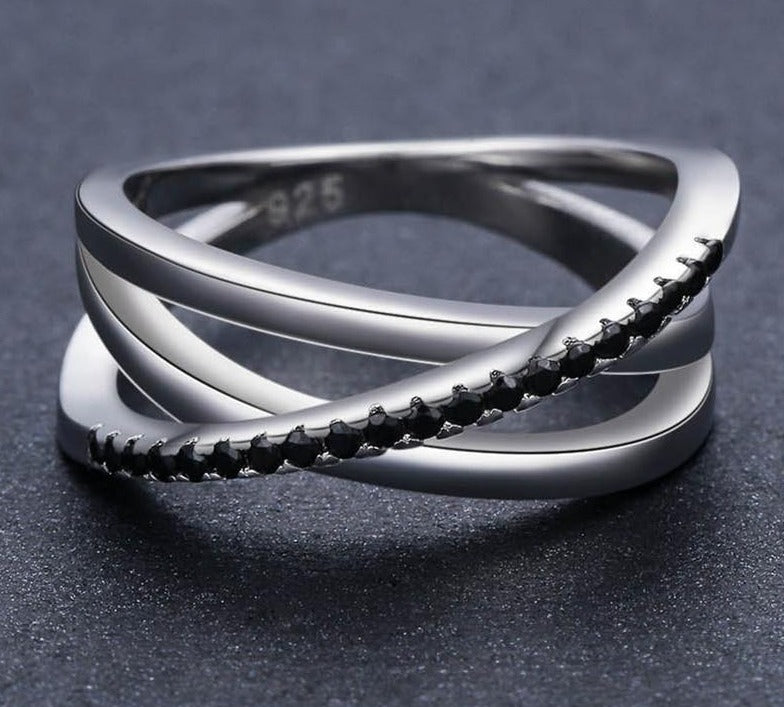 925 Sterling Silver Engagement Spinel Wedding Ring - Body Central