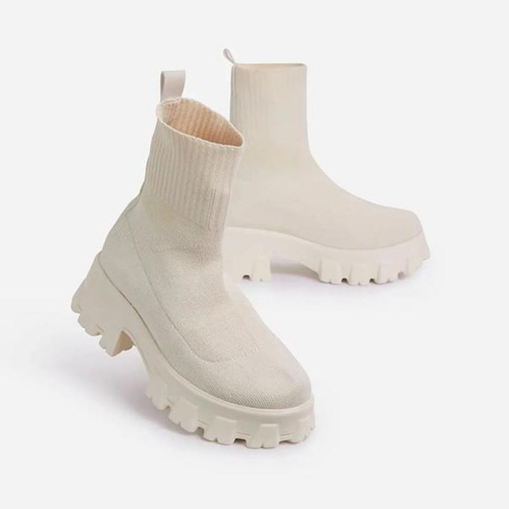 Autumn Winter Couple Socks Knitted Short Boots | Body Central