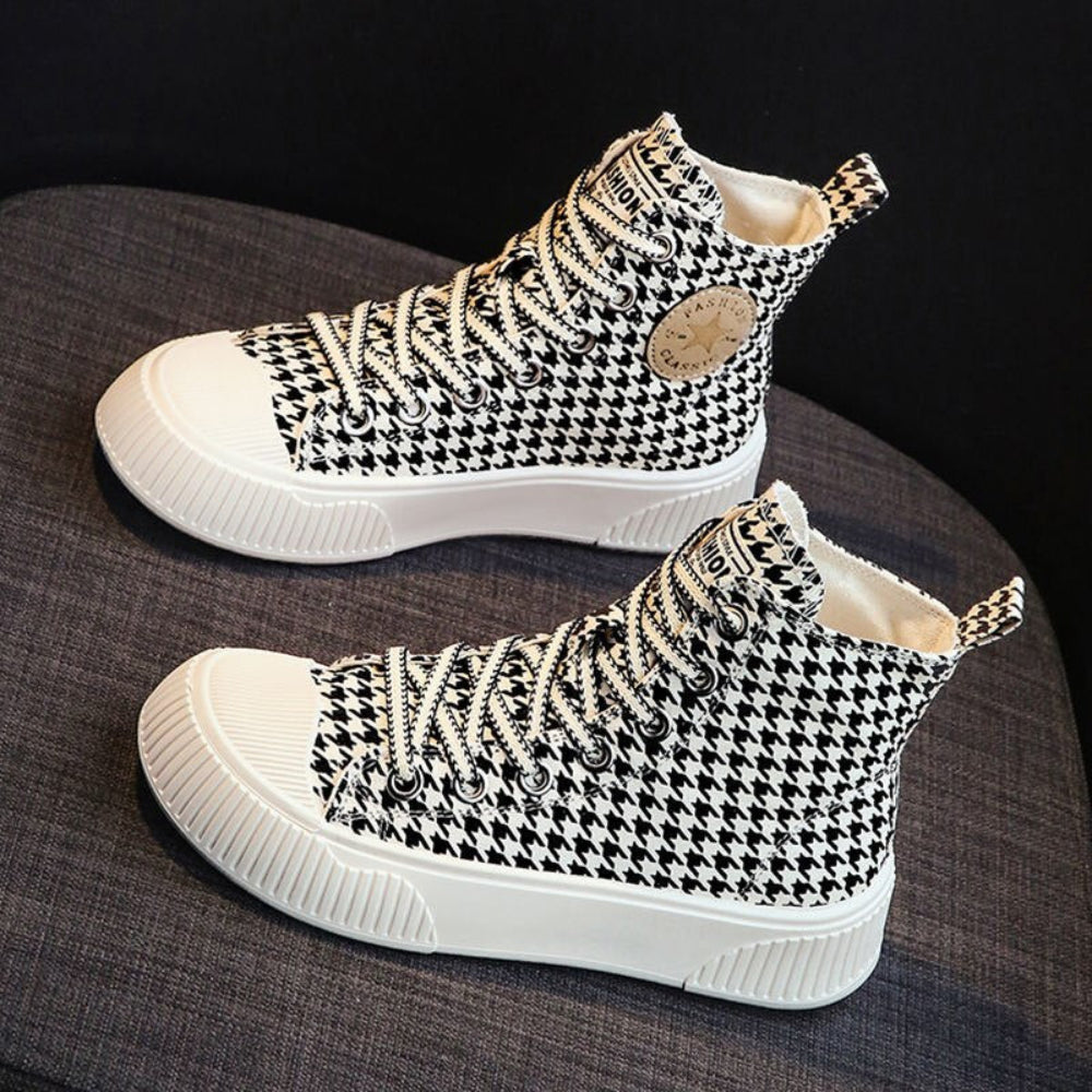 Canvas High-top Shoes | Body Central