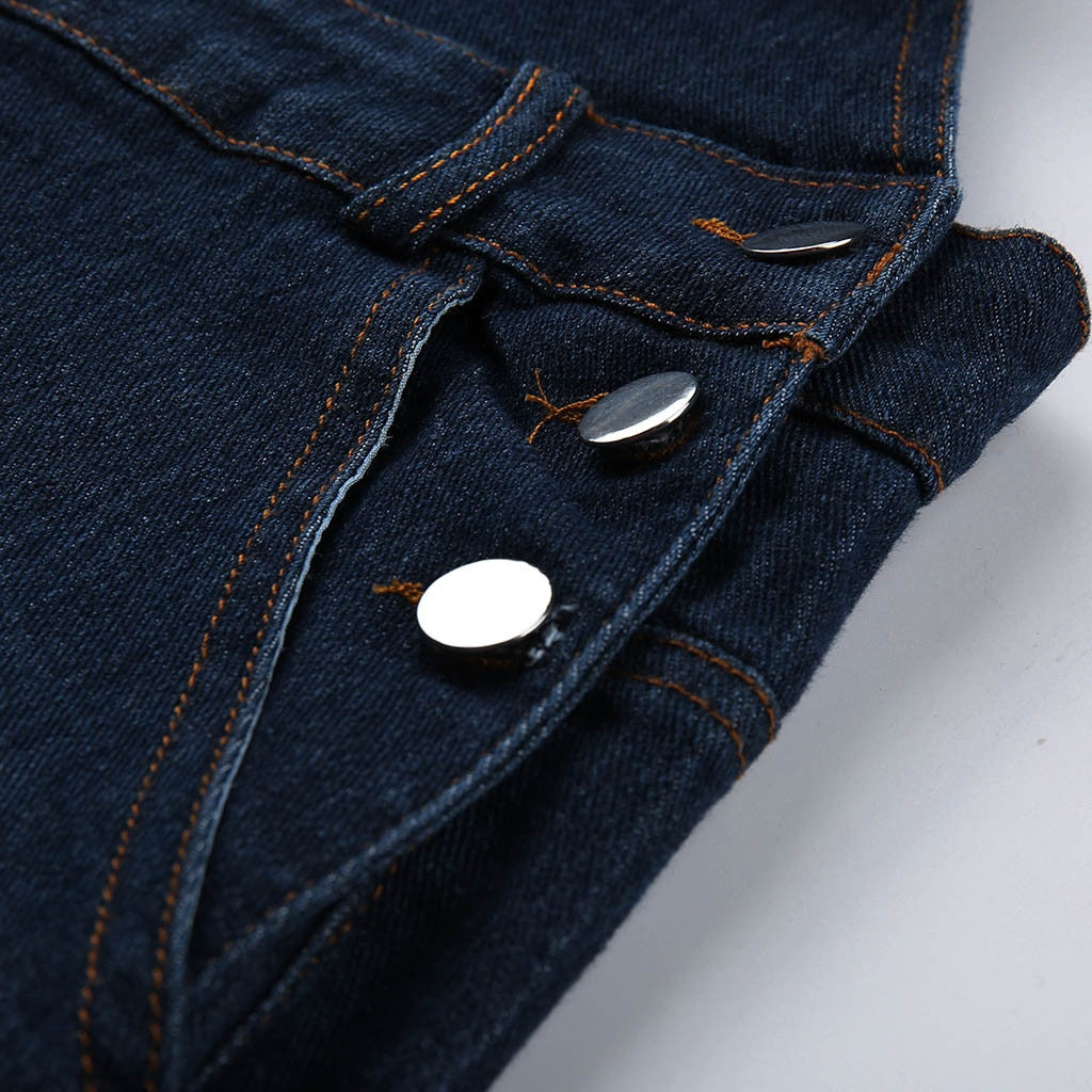 Fashion Overall Straps Jeans | Body Central