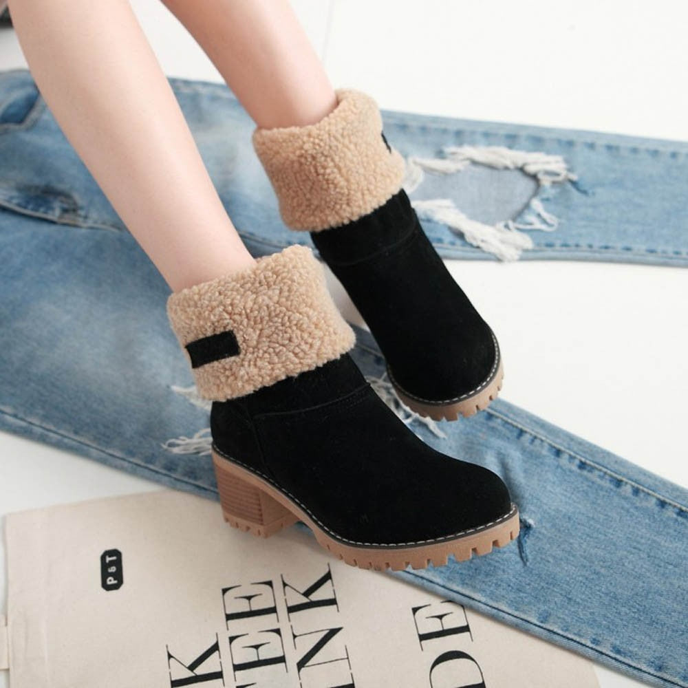 Fur Warm Wool Comfortable Boots | Body Central