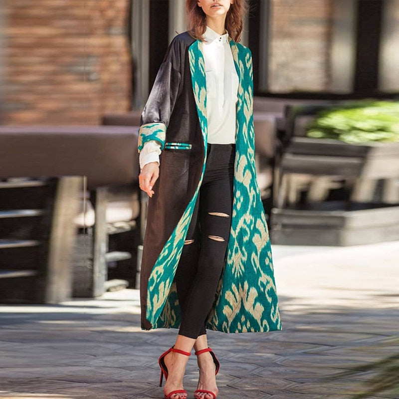 Long Loose Pockets Coat | Body Central