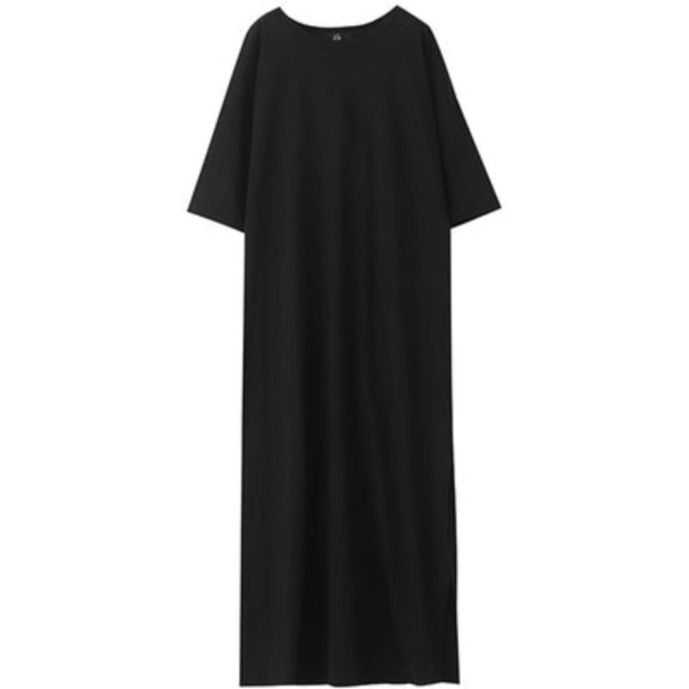 Oversized Long Slit Dress | Body Central