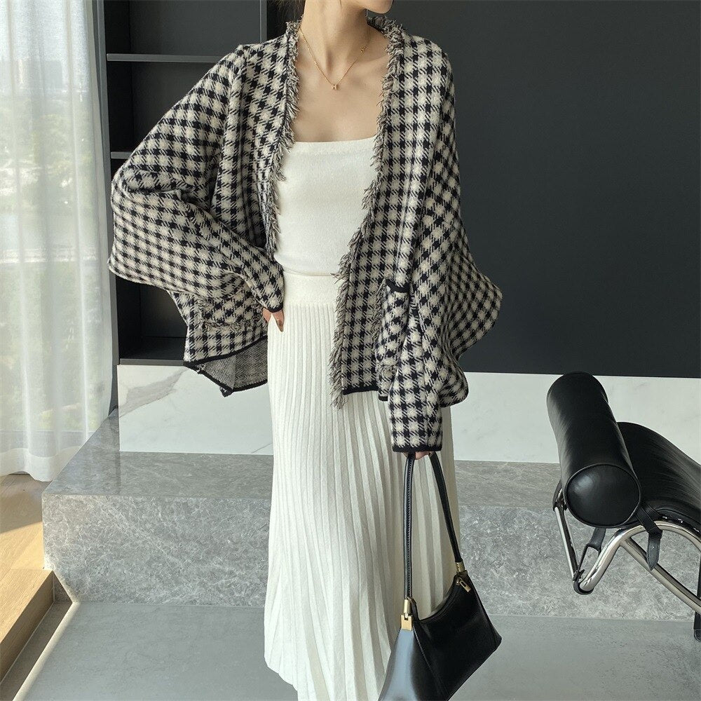 Knitting Slim-type Ladies Elastic Waist Simple Skirt - Body Central Store