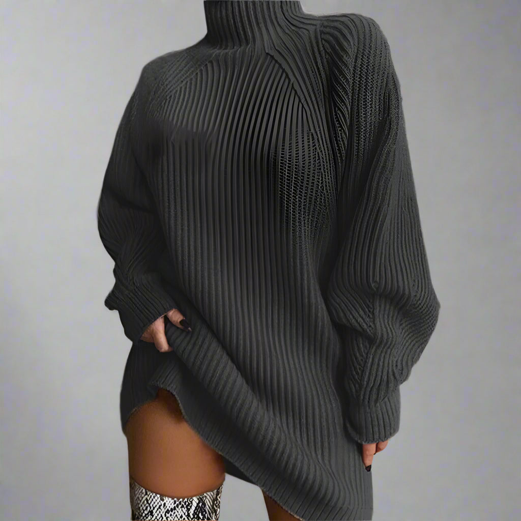 Turtleneck Long Sleeve Sweater Autumn Winter Dress | Body Central