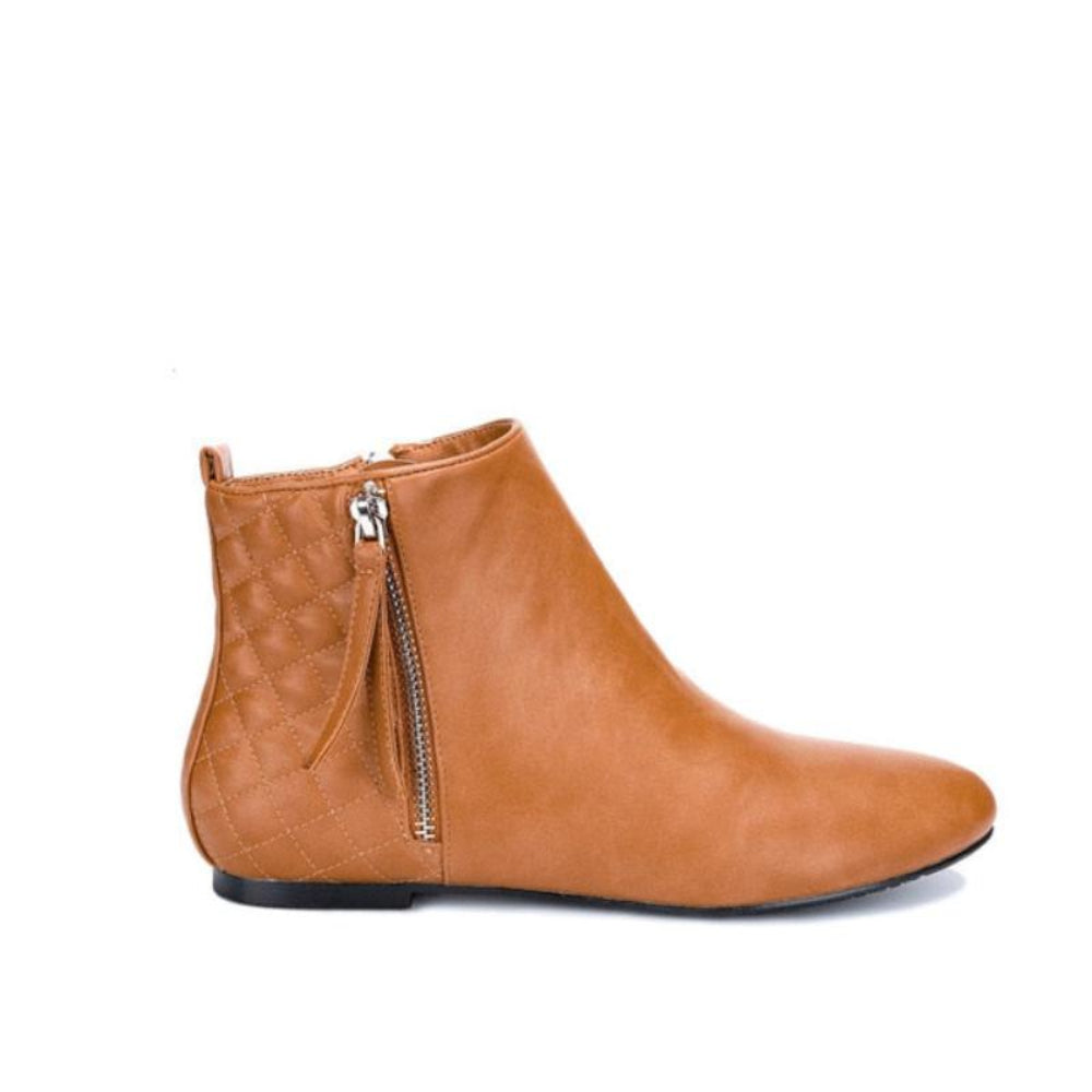 Women Classic Flat Heel Ankle Short Boots | Body Central