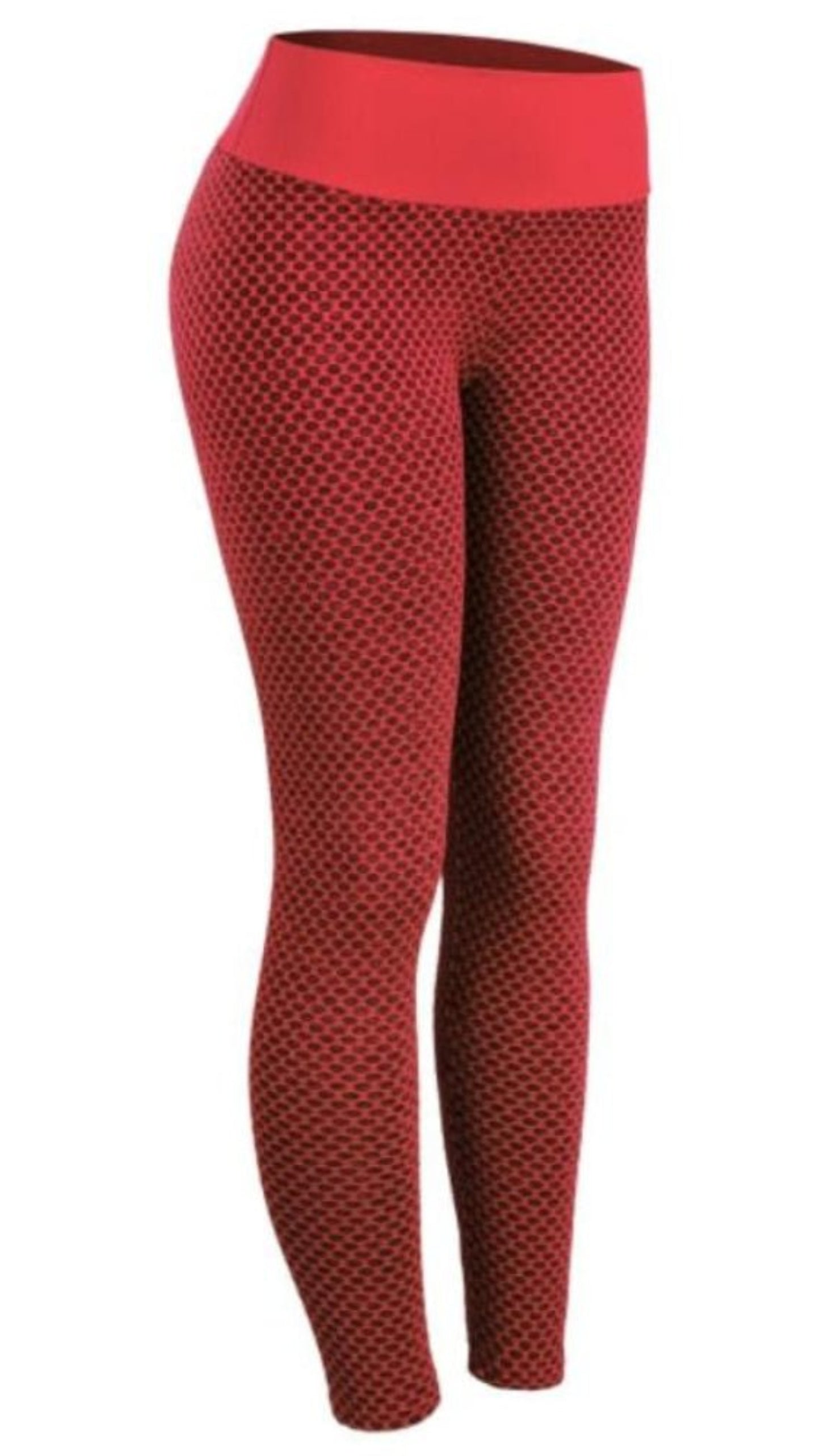 Dot High Waist Fitness Push Up Workout Leggings - Body Central