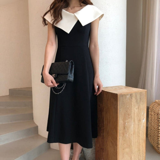 Elegant Midi A Line Dress - Body Central