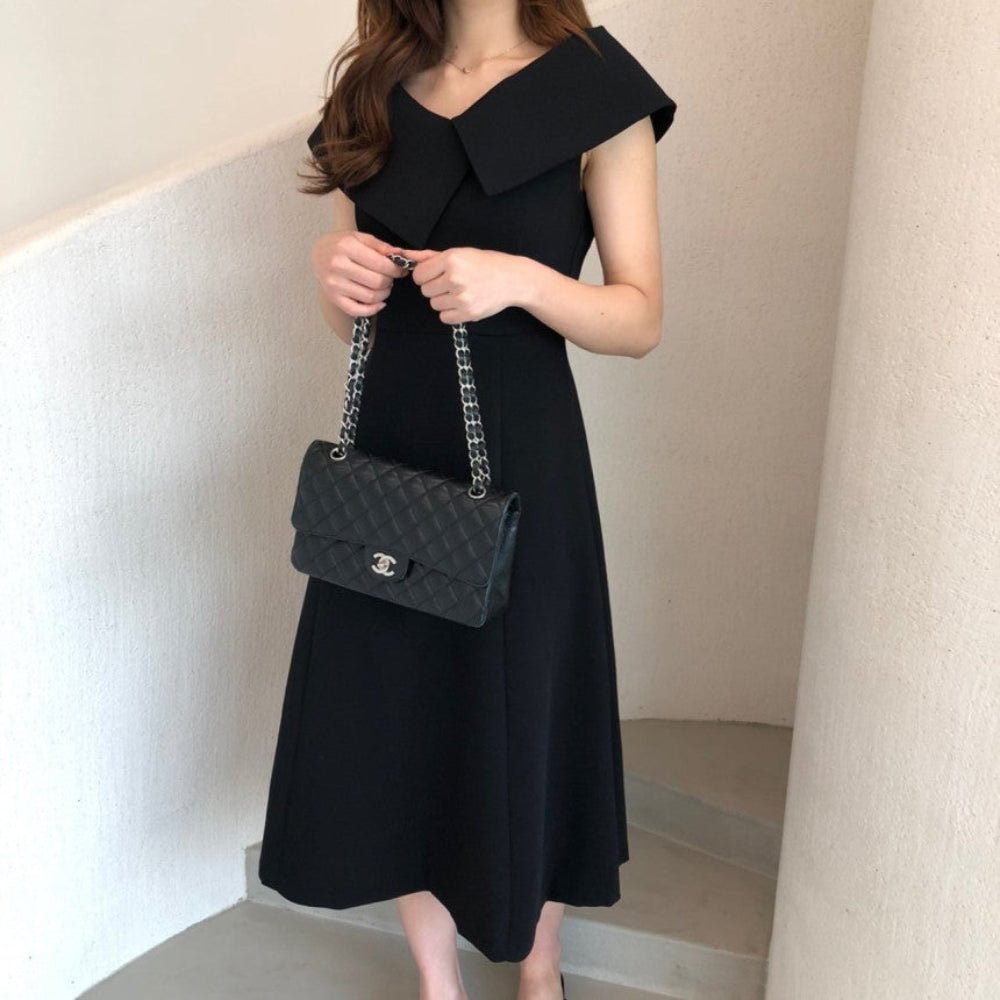 Elegant Midi A Line Dress - Body Central