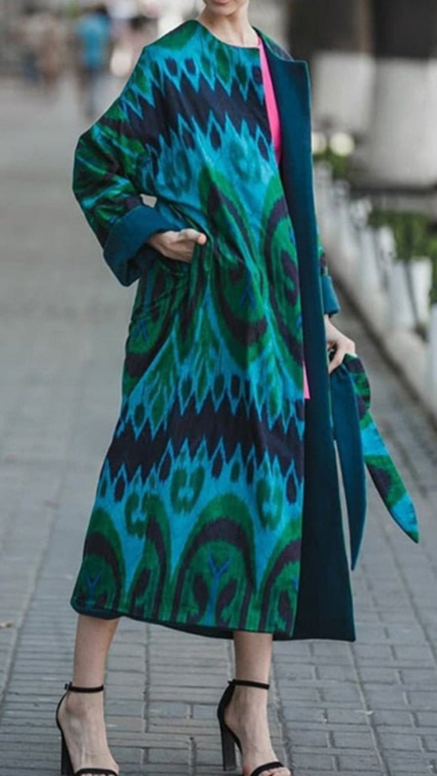Long Loose Pockets Coat - Body Central