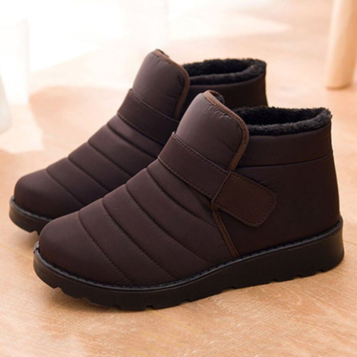Snow Soft Waterproof Slip On Platform Ankle Boots - Body Central