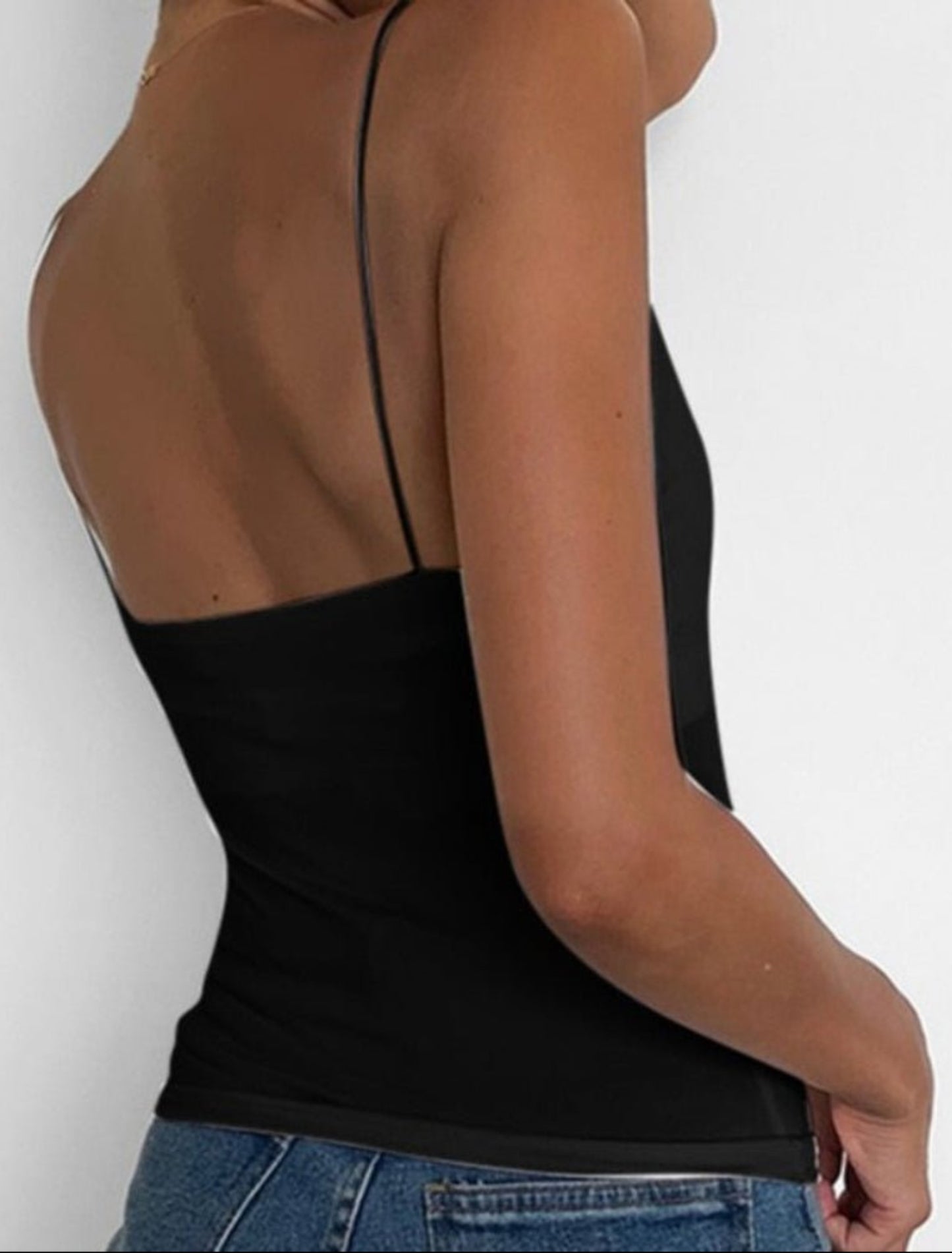 Top Sexy Strap Slim Sleeveless Camisole - Body Central