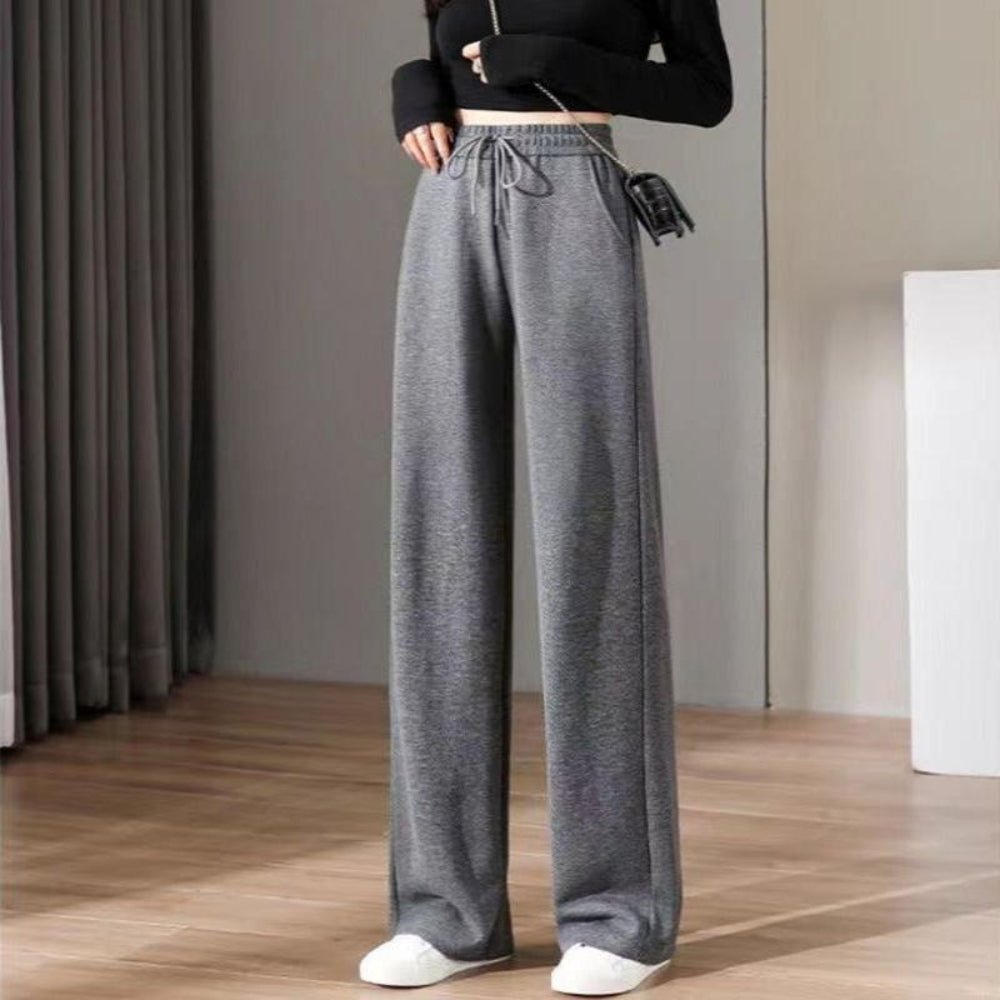 Wide Leg Elegant Full Length High Waist Pants - Body Central