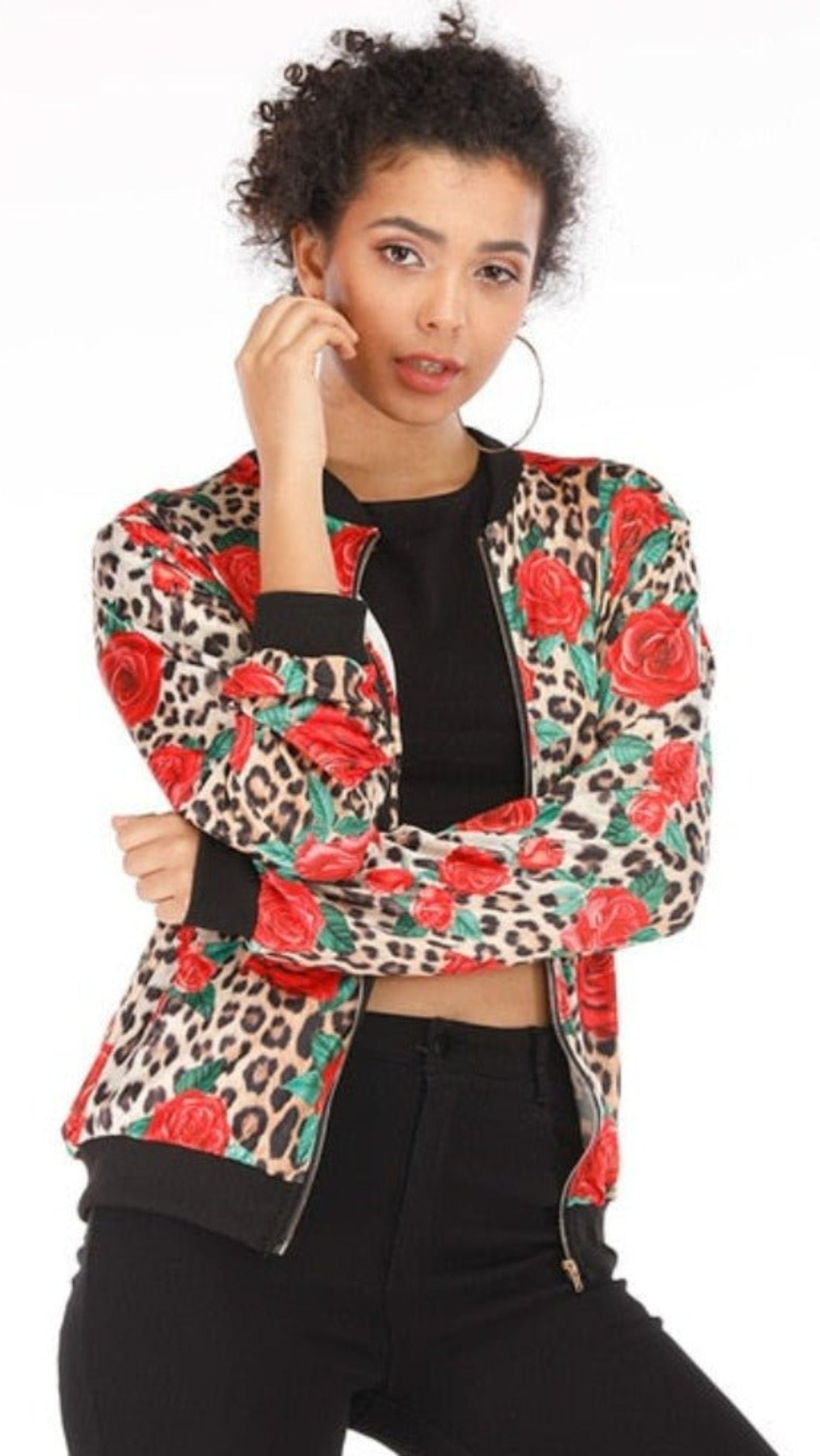 Women's Short Zipper Long Sleeve Jacket - Body Central