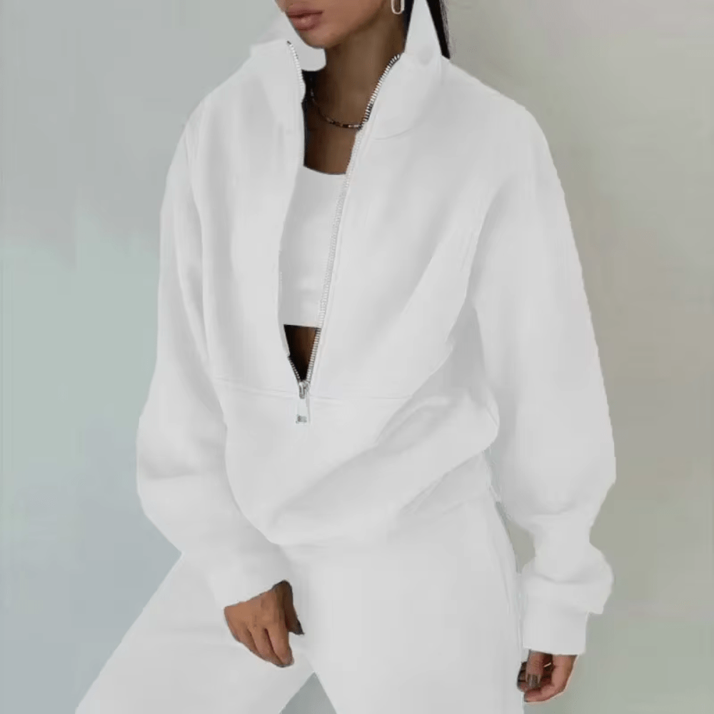 2 Piece Tracksuit Loose Suit Set Sweatshirt Sportswear - Body Central