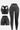 3 Piece Washed Square Neck Wide Strap Active Set - Body Central Store