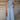 Button Down Vest and Wide Leg Jeans Denim Set | Body Central
