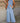 Button Down Vest and Wide Leg Jeans Denim Set | Body Central