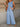 Button Down Vest and Wide Leg Jeans Denim Set | Body Central