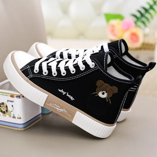 Cute Canvas Women's Breathable Sneakers