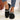 Round Toe Block Heels Loafers | Body Central