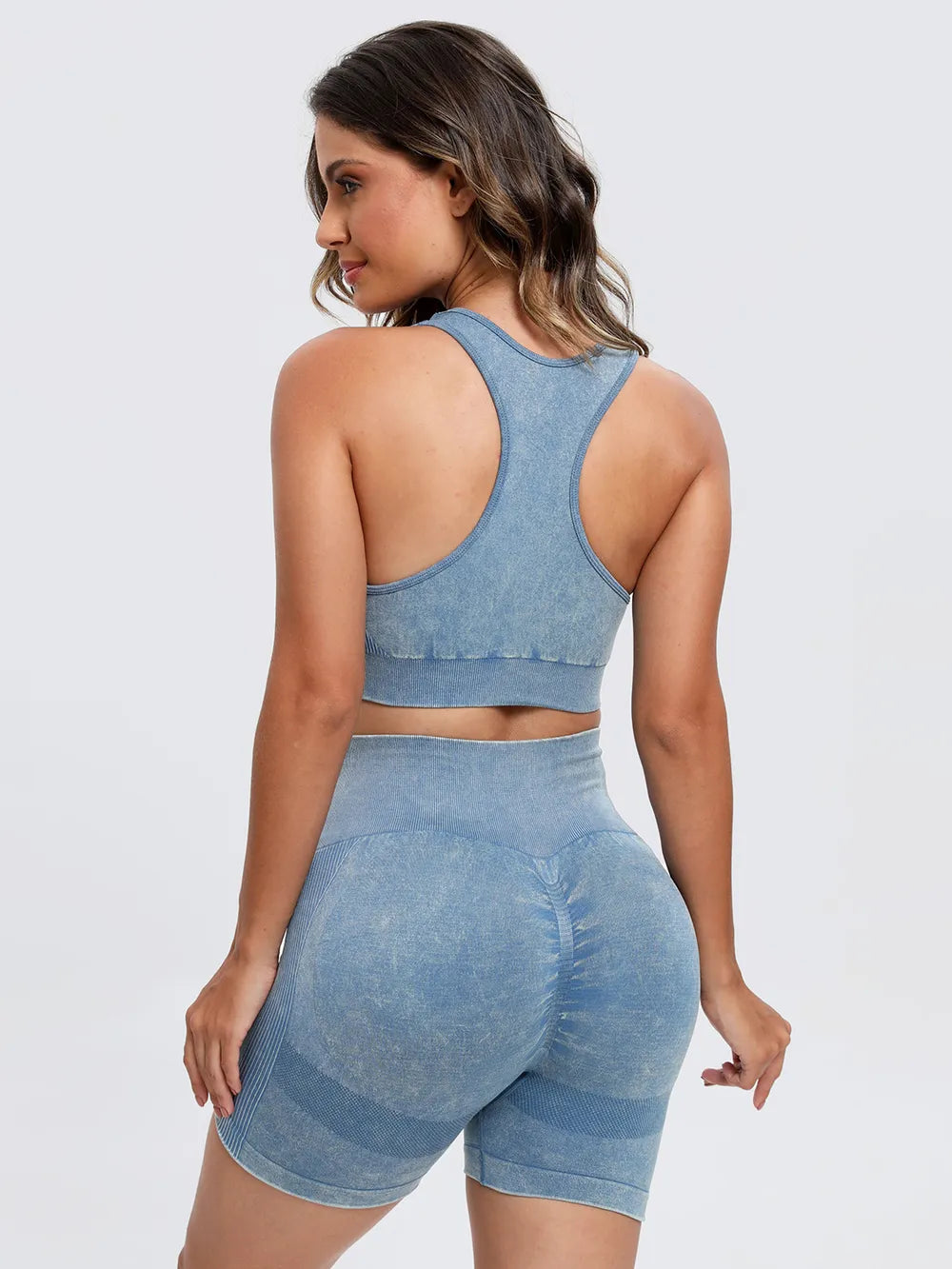 Scoop Neck Wide Strap Top and Shorts Active Set | Body Central