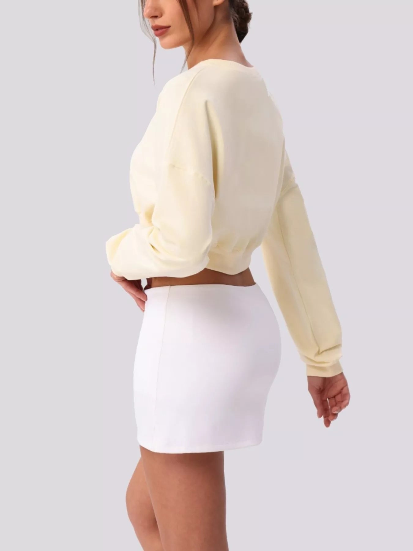 Women's Cropped Button-Down Active Cardigan