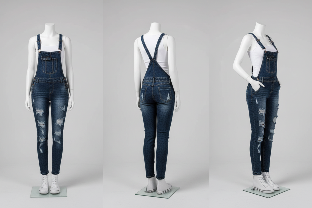 Fashion Overall Straps Jeans - Body Central