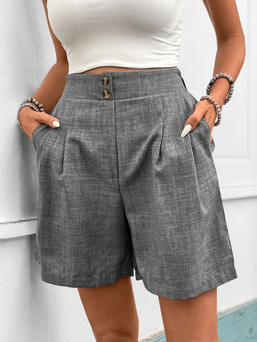 Frill Shorts with Pockets - Body Central