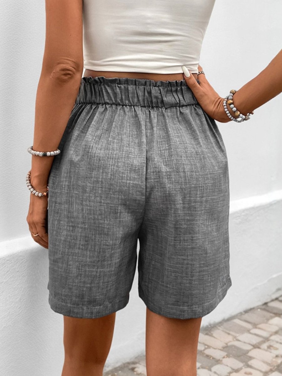 Frill Shorts with Pockets - Body Central