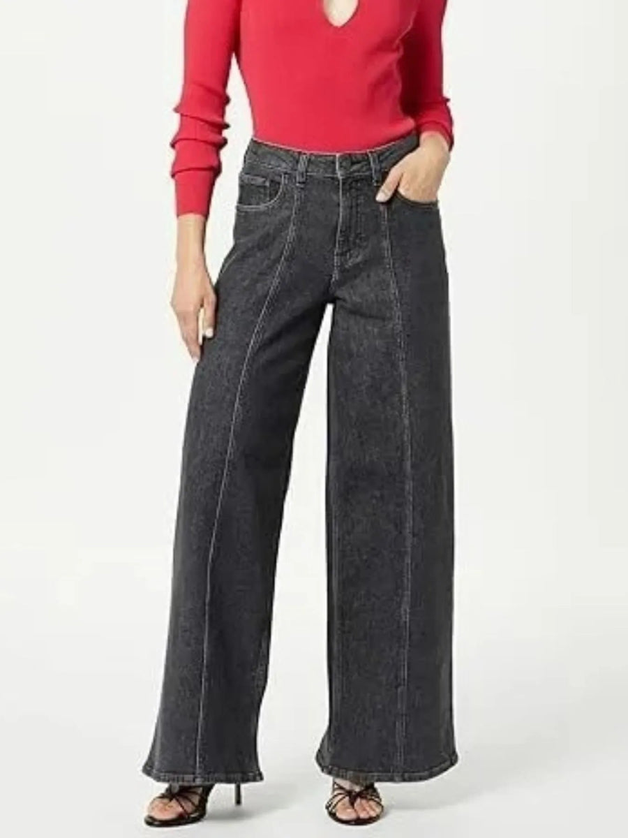 Full Size Wide Leg Jeans - Body Central