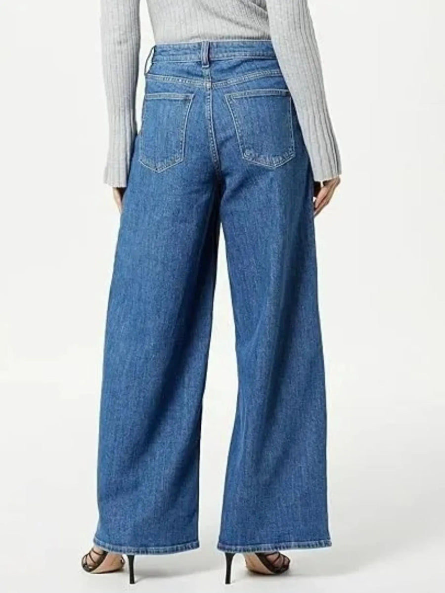Full Size Wide Leg Jeans - Body Central