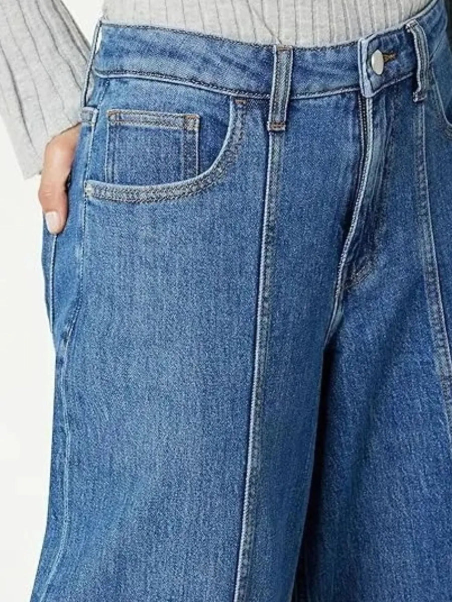 Full Size Wide Leg Jeans - Body Central