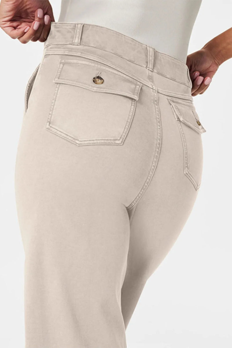 High Waist Jeans with Pockets - Body Central