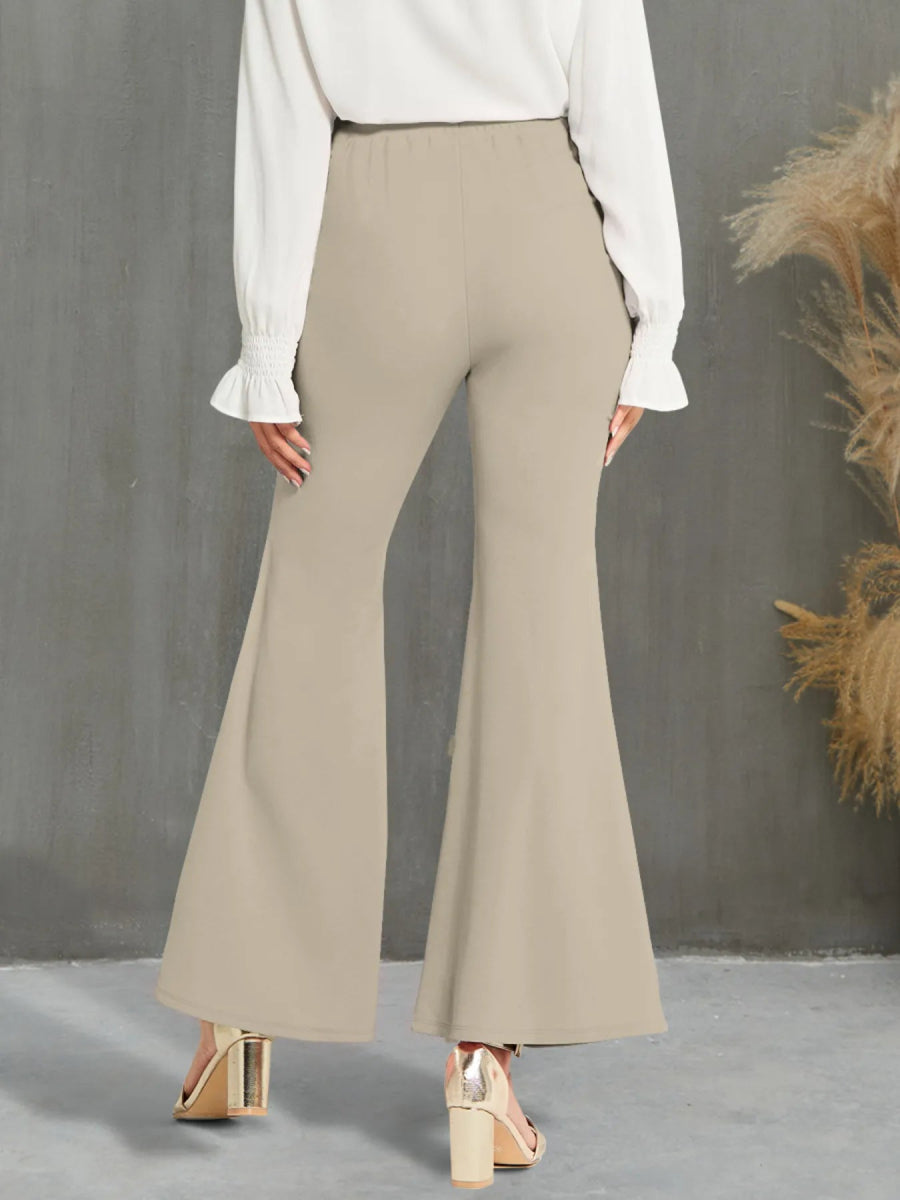 High Waisted Flare Pants - Body Central