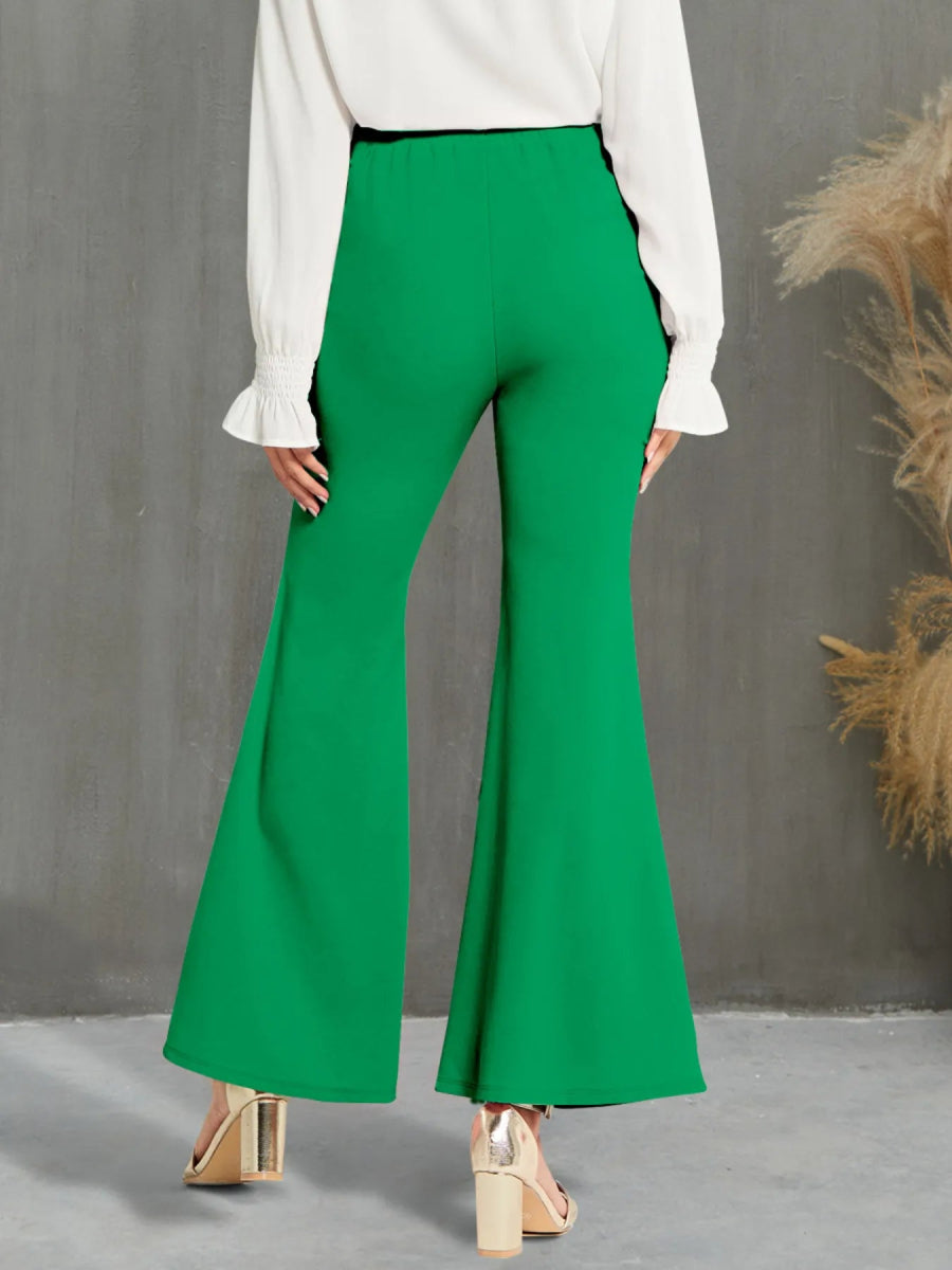 High Waisted Flare Pants - Body Central